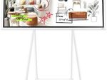 Samsung Flip WM55FX Flipchart 138,7 cm 55 Zoll inkl. STN-WM55R Rollwagen