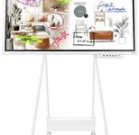 Samsung Flip WM55FX Flipchart 138,7 cm 55 Zoll inkl. STN-WM55R Rollwagen & Tray CY-TF65BFC