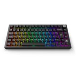Sharkoon Tastatur Skiller SGK55W kabellos TKL 75% schwarz Linear, DE-Layout