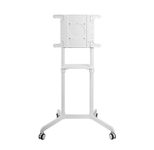 PureMounts PM-CART-80W rotierbarer Rollwagen bis 70 Zoll, weiß
