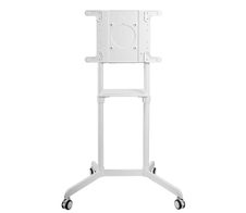 PureMounts PM-CART-80W rotierbarer Rollwagen bis 70 Zoll, weiß