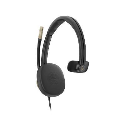 POLY HP Mission 410 USB HS CS1 – Cuffia Mono USB-C Con Cancellazione Rumore AI, Certificata Teams E Zoom
