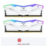 Team Group T-Force Delta RGB DDDR5 Desktop Memory weiß - 32 GB, 6.000 MHz