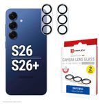 DISPLEX Kamera-Schutzglas Samsung S26/S26+ Full Cover, 2 Stück
