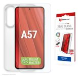 DISPLEX Glas + Schutzhülle für Samsung A57