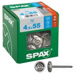 SPAX® T20 Linsensenkkopf A2 Spenglerschrauben, 4,5 x 55 mm