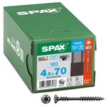 SPAX® T20 Linsensenkkopf BLAX A2 Fassadenschrauben, 4,5 x 70 mm