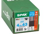 SPAX® T20 Linsensenkkopf BLAX A2 Fassadenschrauben, 4,5 x 43 mm