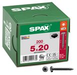SPAX® T20 Halbrundkopf BLAX Universalschrauben, 5 x 20 mm