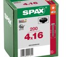 SPAX® T20 Halbrundkopf BLAX Universalschrauben, 4 x 16 mm