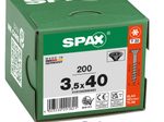 SPAX® T20 Senkkopf BLAX Universalschrauben, 3,5 x 40 mm
