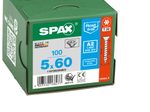 SPAX® T20 Senkkopf BLANK A2 Universalschrauben, 5 x 60 mm