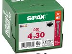 SPAX® T20 Halbrundkopf BLAX Universalschrauben, 4 x 30 mm