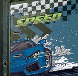 BRUNNEN Motivordner Fast Wheels DIN A4, Rückenbreite 7,0 cm