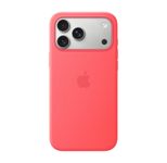 Apple Silikon Case mit MagSafe für Apple iPhone 17 Pro Max (Guavepink)