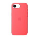 Apple Silikon Case mit MagSafe für iPhone 17e (Guavepink)