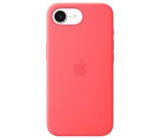 Apple Silikon Case mit MagSafe für iPhone 17e (Guavepink)