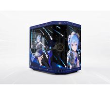HYTE PC-Gehäuse Y70 Hoshimachi Suisei ATX Midi-Tower schwarz-blau