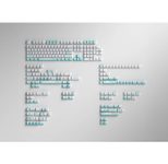 HYTE Tastenkappen Keycap-Set Firefly weiß-türkis