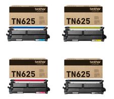 Brother Original TN625 Toner 4er Multipack cyan, magenta, gelb, schwarz