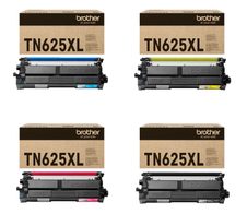 Brother Original TN625XL Toner 4er Multipack cyan, magenta, gelb, schwarz
