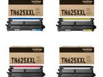 Brother Original TN625XXL Toner 4er Multipack cyan, magenta, gelb, schwarz