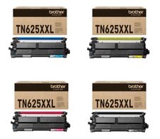 Brother Original TN625XXL Toner 4er Multipack cyan, magenta, gelb, schwarz