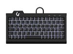 KeySonic KSK-3010ELC kabelgebundene Super-Mini Tastatur - QWERTZ DE - schwarz
