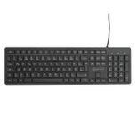 eSTUFF G220 kabelgebundene Tastatur - QWERTZ DE - schwarz