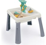 DOLU 3-in-1 Sand und Wasser Kreativtisch grau weiß