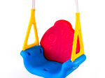 DOLU 3in1 Jumbo-Schaukel blau gelb