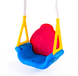 DOLU 3in1 Jumbo-Schaukel blau gelb