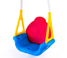 DOLU 3in1 Jumbo-Schaukel blau gelb