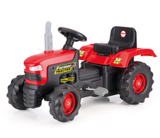 DOLU Kinder Trettraktor rot
