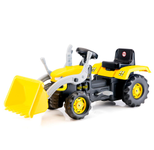 DOLU Kinder Tretschaufeltraktor gelb