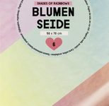 folia Seidenpapier Blumenseide SHADES OF RAINBOW 50,0 x 70,0 cm, mehrfarbig