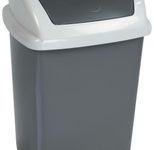MAUL Abfalleimer swing, dunkelgrau, 10 l