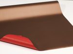 JUNG SCHÖNER VERPACKEN Geschenkpapier Vollton 50,0 cm x 20,0 m, walnuss/kirsch