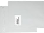 kaenguruh the world of paper Versandtasche DIN C4 weiß, mit Fenster