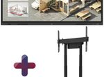 LG CreateBoard 75TR3DQ-B Signage Touch Display 190 cm 75 Zoll inkl. Neomounts MOVE Lift FL55-875BL1