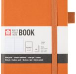 Sakura Notizbuch ca. DIN A7 liniert, bernstein
