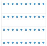 HERMA Tiefkühletiketten Eiskristalle 76,0 x 23,0 mm, weiß
