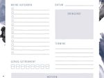 Teachly Tagesplaner DIN A4, blau