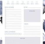 Teachly Tagesplaner DIN A4, blau