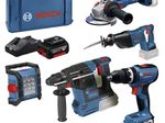 BOSCH Professional Combo-Kit Elektrowerkzeug-Set, 18V