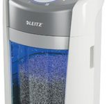 LEITZ Aktenvernichter mit Mikroschnitt IQ OptiMax Home Office 225 weiß
