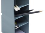 Exacompta Schreibtisch-Organizer Multitower, blaugrau