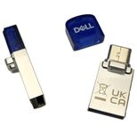Dell Combo USB-Stick 256 GB Blau/Silber