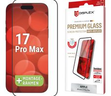 DISPLEX Premium Panzerglas (Full Cover, 10H) für Apple iPhone 17 Pro Max
