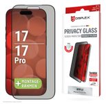 DISPLEX Privacy Panzerglas (10H) für Apple iPhone 17/17 Pro